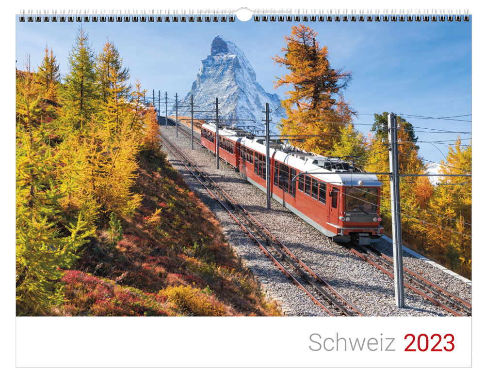 Paysages Suisses - Allemand, Calendrier mural