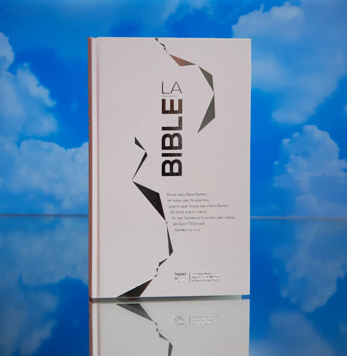 Bible Segond 21 slim, motifs argentés - couverture rigide