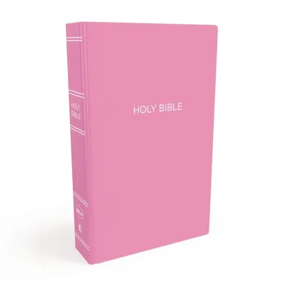 Englisch, Bibel New King James Version, Gift & Award, Kunstleder, rosa