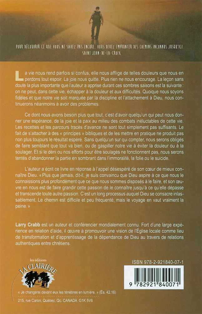 Nos difficultés - un chemin qui peut mener à la découverte de Dieu