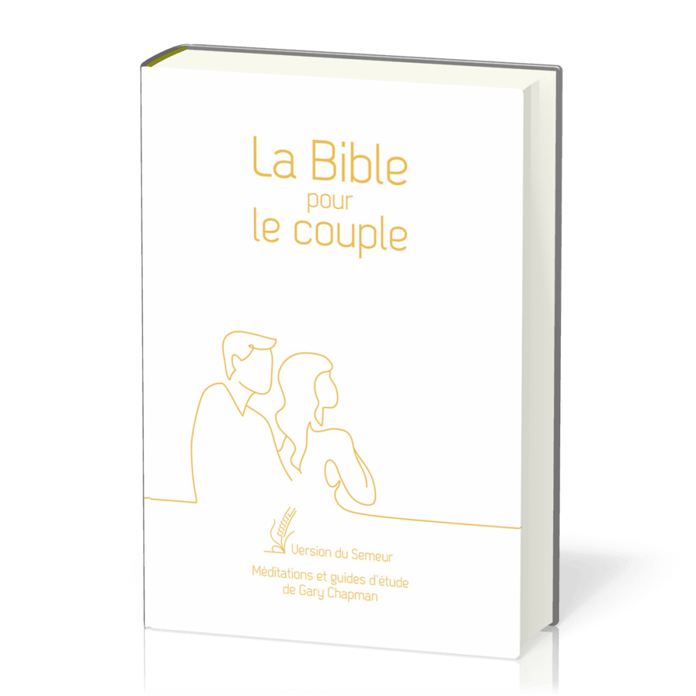 Bible pour le couple Semeur 2015, blanche - couverture souple, tranche or