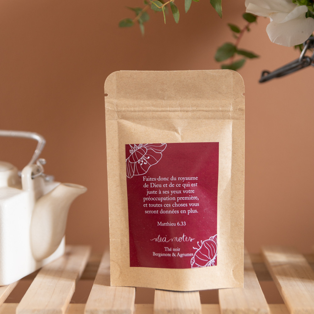 Thé Noir Bergamote Agrumes - Sachet 50g