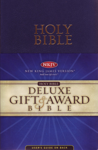 ANGLAIS BIBLE NKJV GIFT AND AWARD BLEU - 412B - NEW KING JAMES VERSION