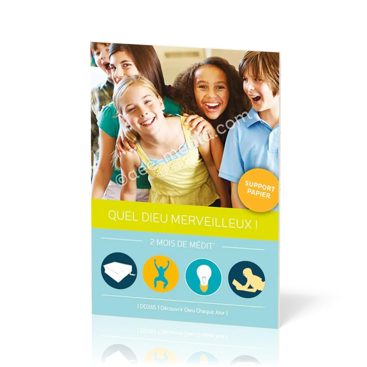 Quel Dieu merveilleux ! - Découvrir Dieu chaque jour carnet No 1 (8-12 ans)