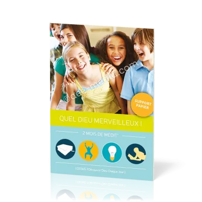 Quel Dieu merveilleux ! - Découvrir Dieu chaque jour carnet No 1 (8-12 ans)