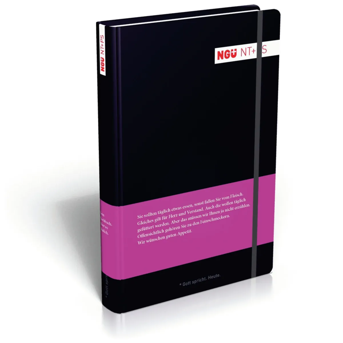 Allemand, NGÜ - Nouveau Testament et Psaumes - Relié semi-rigide moleskine noir