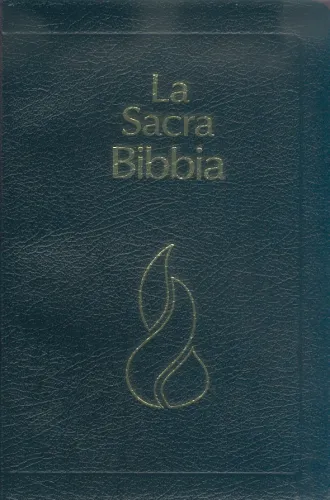 ITALIEN, BIBLE N.R., FIBROCUIR NOIR, TR. OR