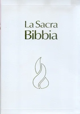 ITALIEN, BIBLE NR, ETUDE A PARALLELES, FIBROCUIR BLANC