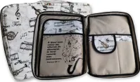 Organiseur tissu imprimé, Psaume 57.7 à l’intérieur