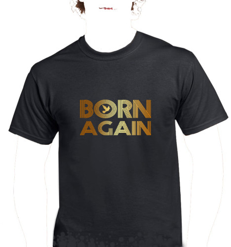 T-Shirt noir "Born Again"
