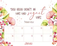 Geburtstagskalender immerwährend Gesegnet Geburtstagskalender immerwährend Gesegnet