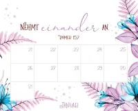 Geburtstagskalender immerwährend Gesegnet Geburtstagskalender immerwährend Gesegnet