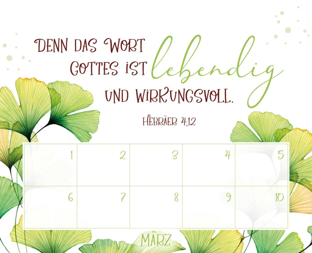 Geburtstagskalender immerwährend Gesegnet Geburtstagskalender immerwährend Gesegnet