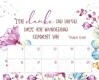 Geburtstagskalender immerwährend Gesegnet Geburtstagskalender immerwährend Gesegnet