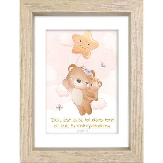 Mon cadre inspiration enfant - Ourson