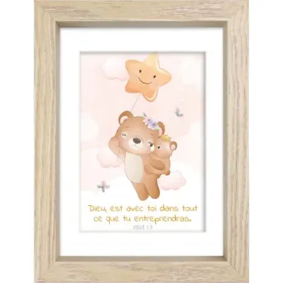 Mon cadre inspiration enfant - Ourson