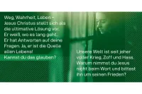 #FRIEDEN - Ein evangelistisches Verteilheft #FRIEDEN - Ein evangelistisches Verteilheft