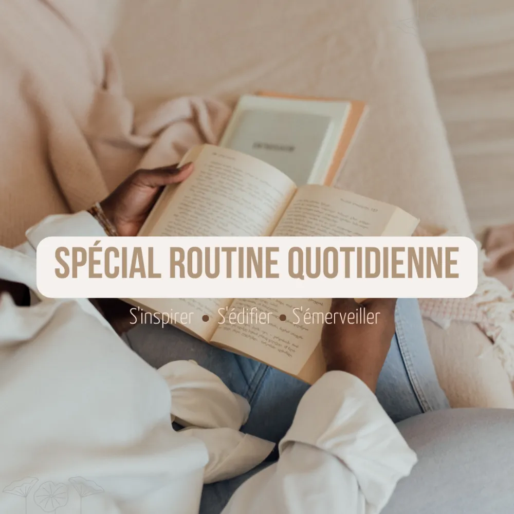  C'est la rentrée 
 La reprise : dans nos activités professionnelles, nos projets, nos études... et nous savons combien il est difficile de prendre de nouvelles habitudes. Pourquoi ne pas installer une nouvelle routine quotidienne avec Dieu? Les bonnes décisions sont celles prises avec notre Seigneur Jésus-Christ. Voici notre sélection pour vous accompagner à cela. Bonne rentrée à tous!  